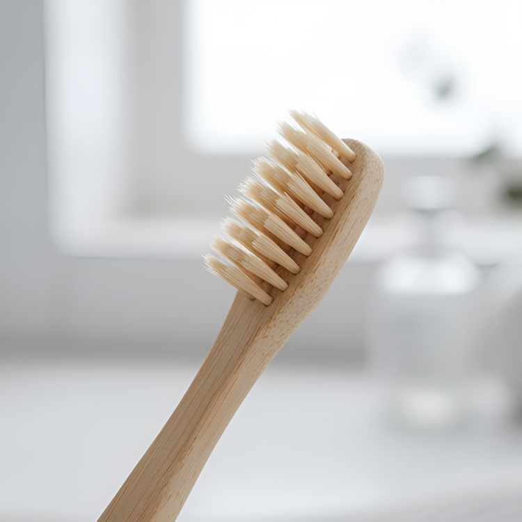 原木色天然牙刷（8支）