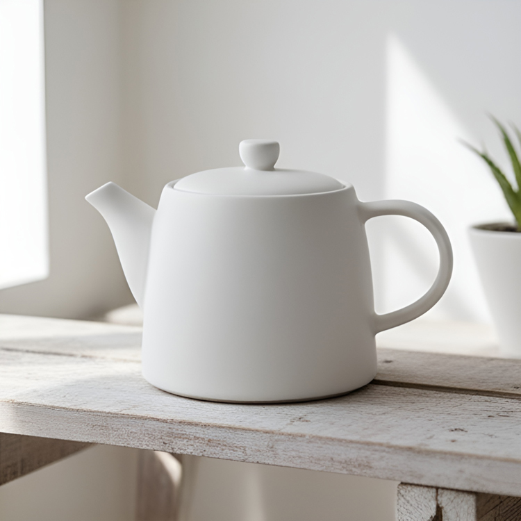 現代簡約手工陶瓷茶壺
