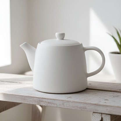 現代簡約手工陶瓷茶壺