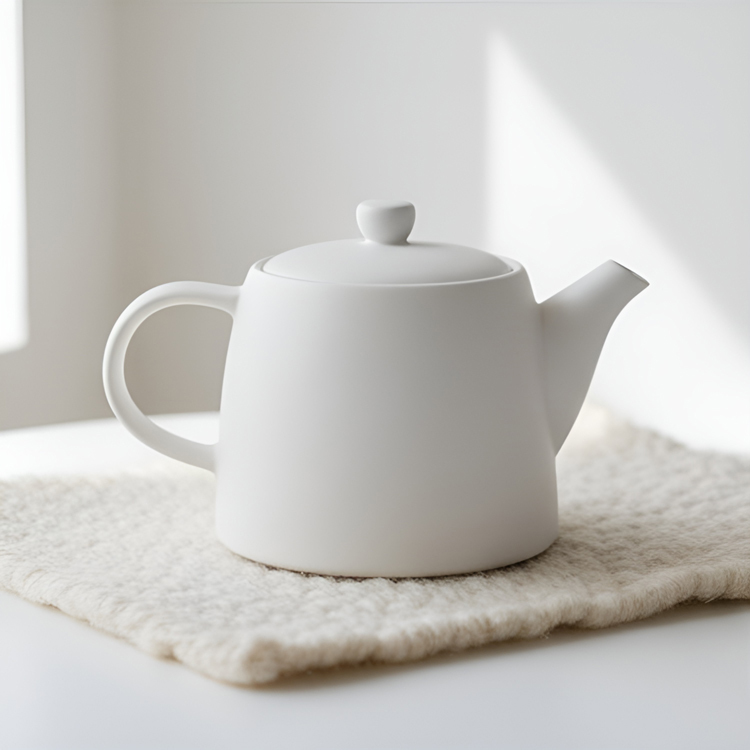 現代簡約手工陶瓷茶壺