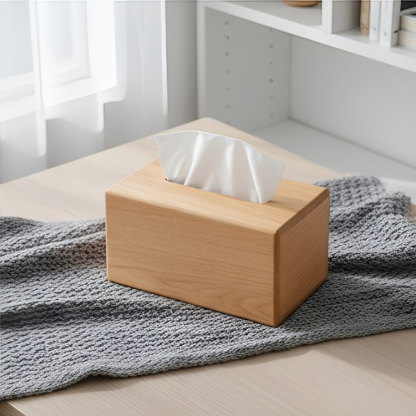 原木色紙巾收納盒（3個）