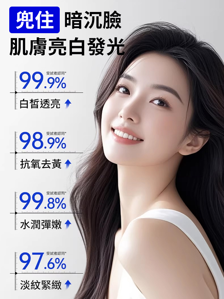 光感美白淡斑精華液滾珠