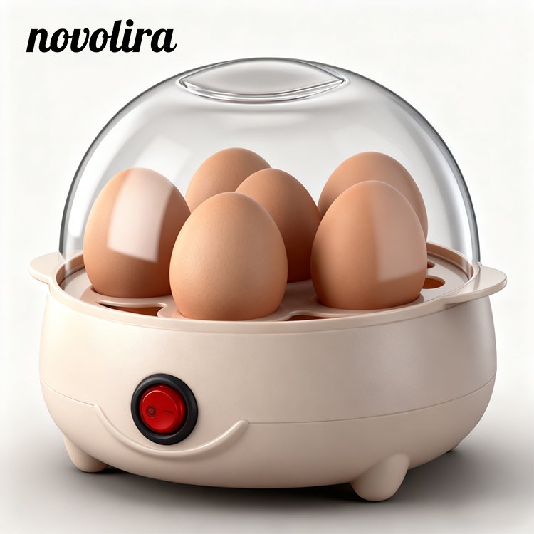 小型蒸蛋器蒸蛋過程示意