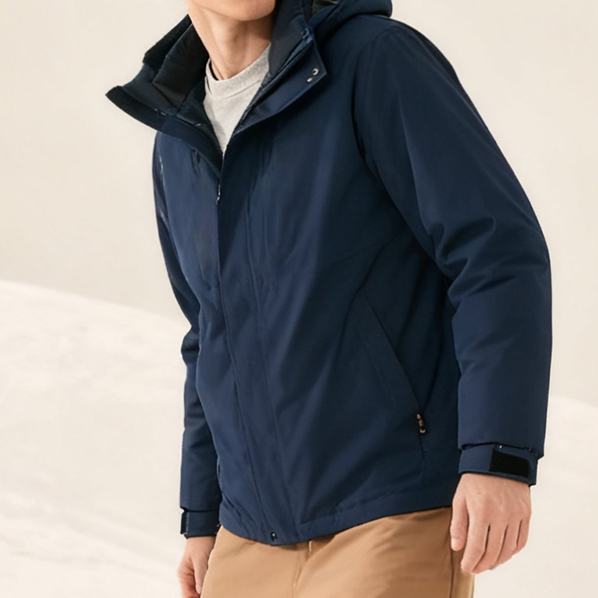 남성 방풍 등산 자켓 정면 이미지