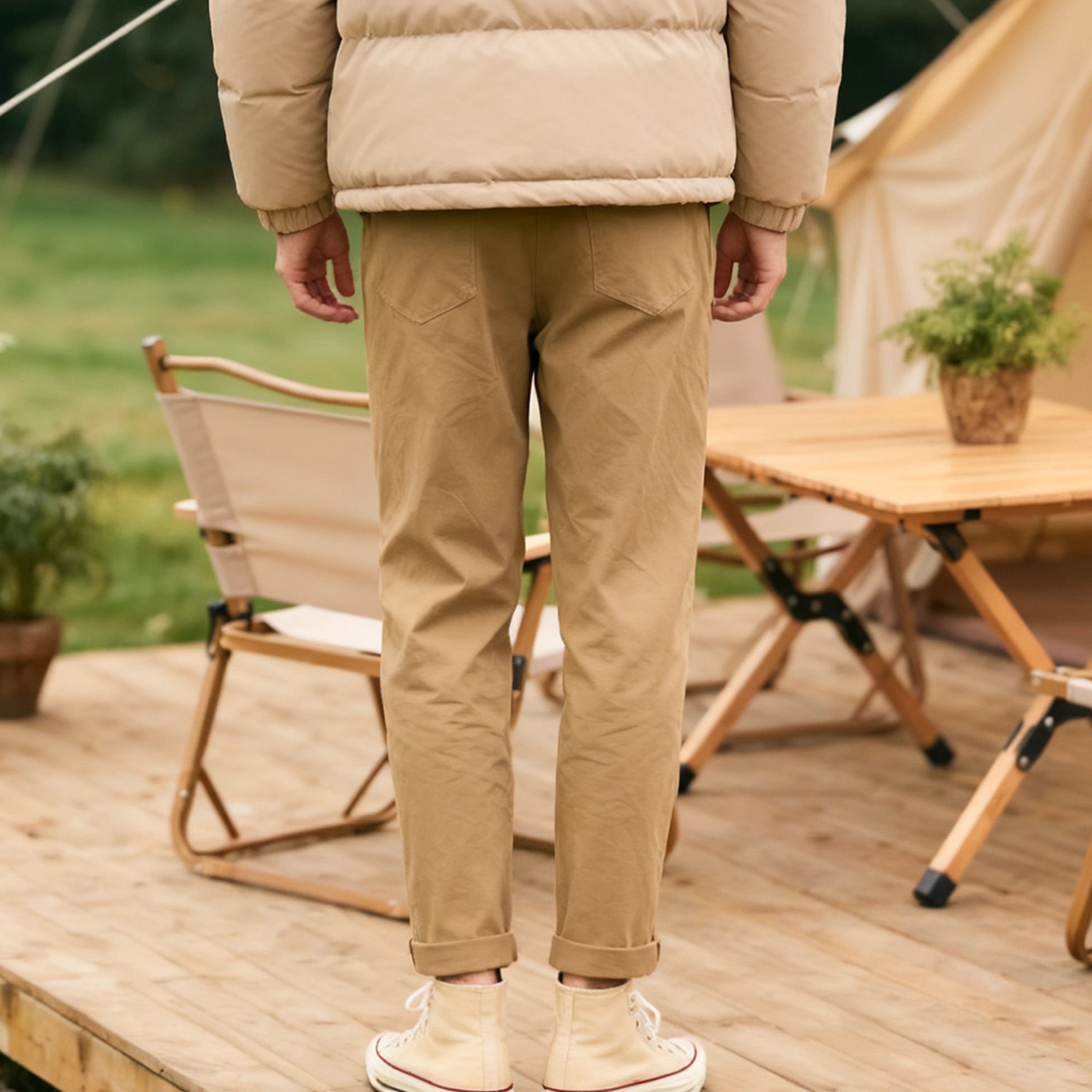 편안한 스트레이트 남성 바지