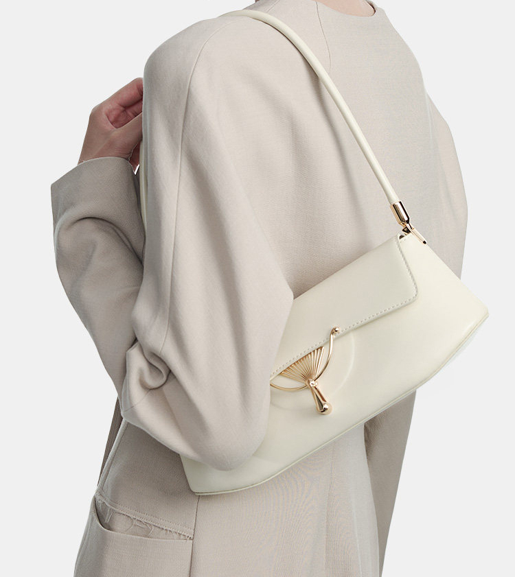 原創小眾設計高級感羽扇包S2372號