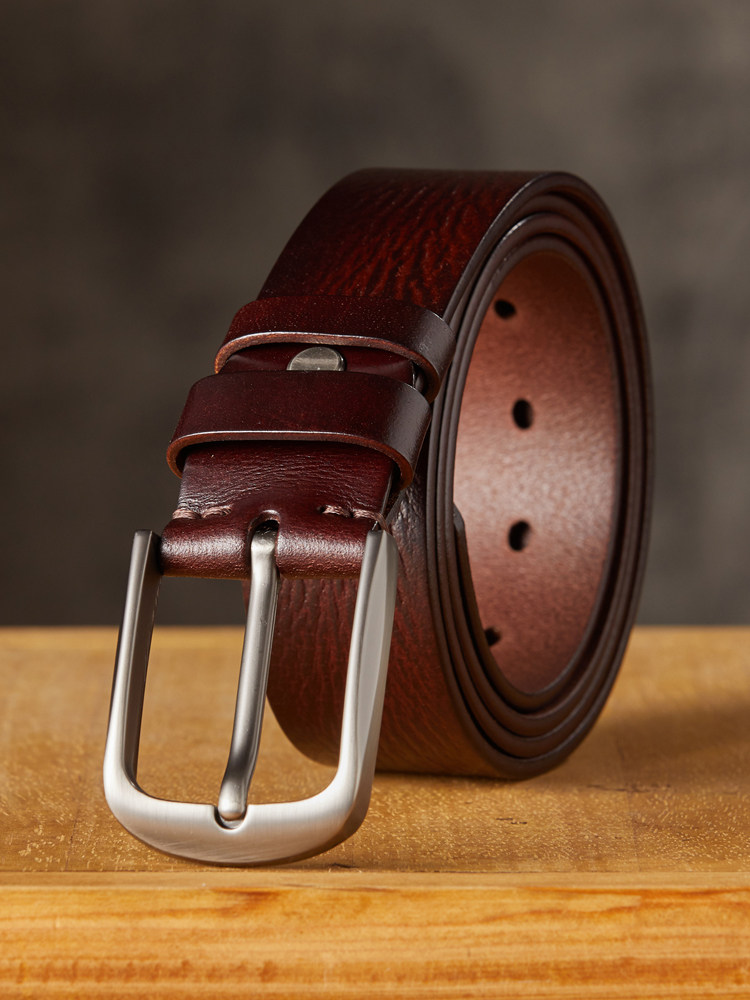 DEEPKEE 手作り針扣簡約褲帶 7725 號