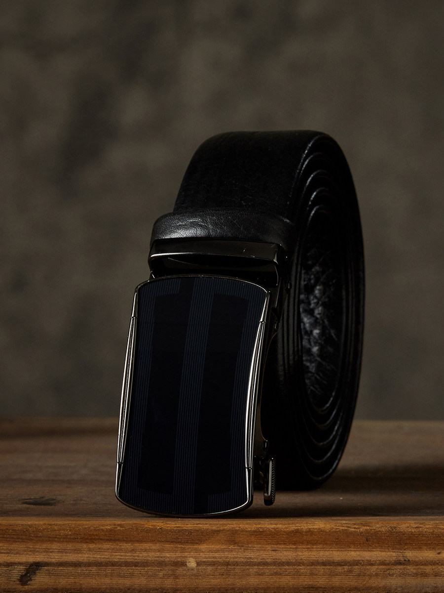 DEEPKEE 手作り眞皮自動扣腰帶 7782 號