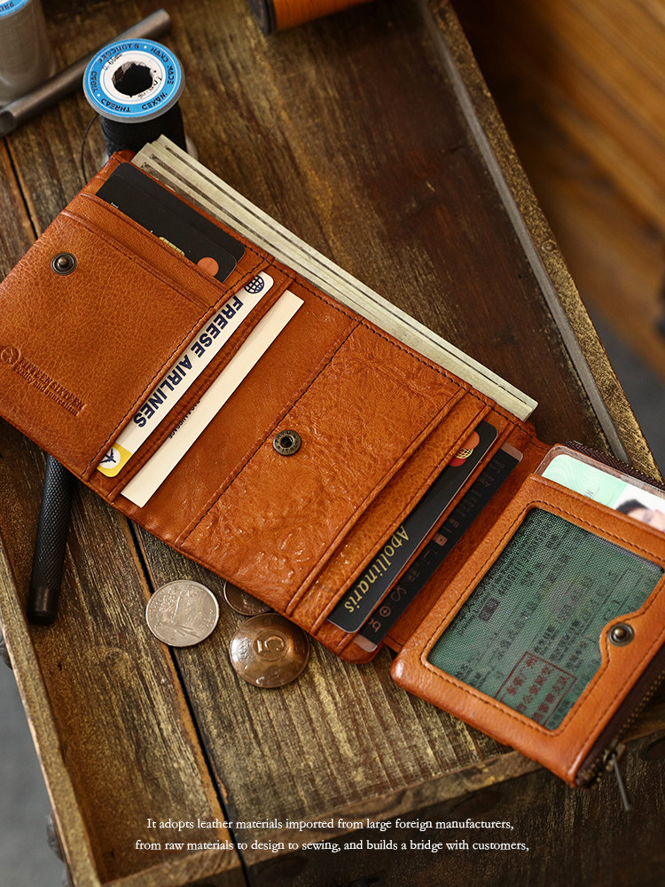 DEEPKEE 手作り多卡位錢夾 T-621 號