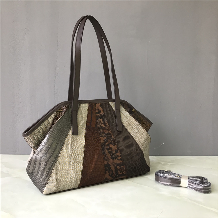 DEEPKEE 時尚通勤真皮大容量托特包 單肩腋下女包 D611 號