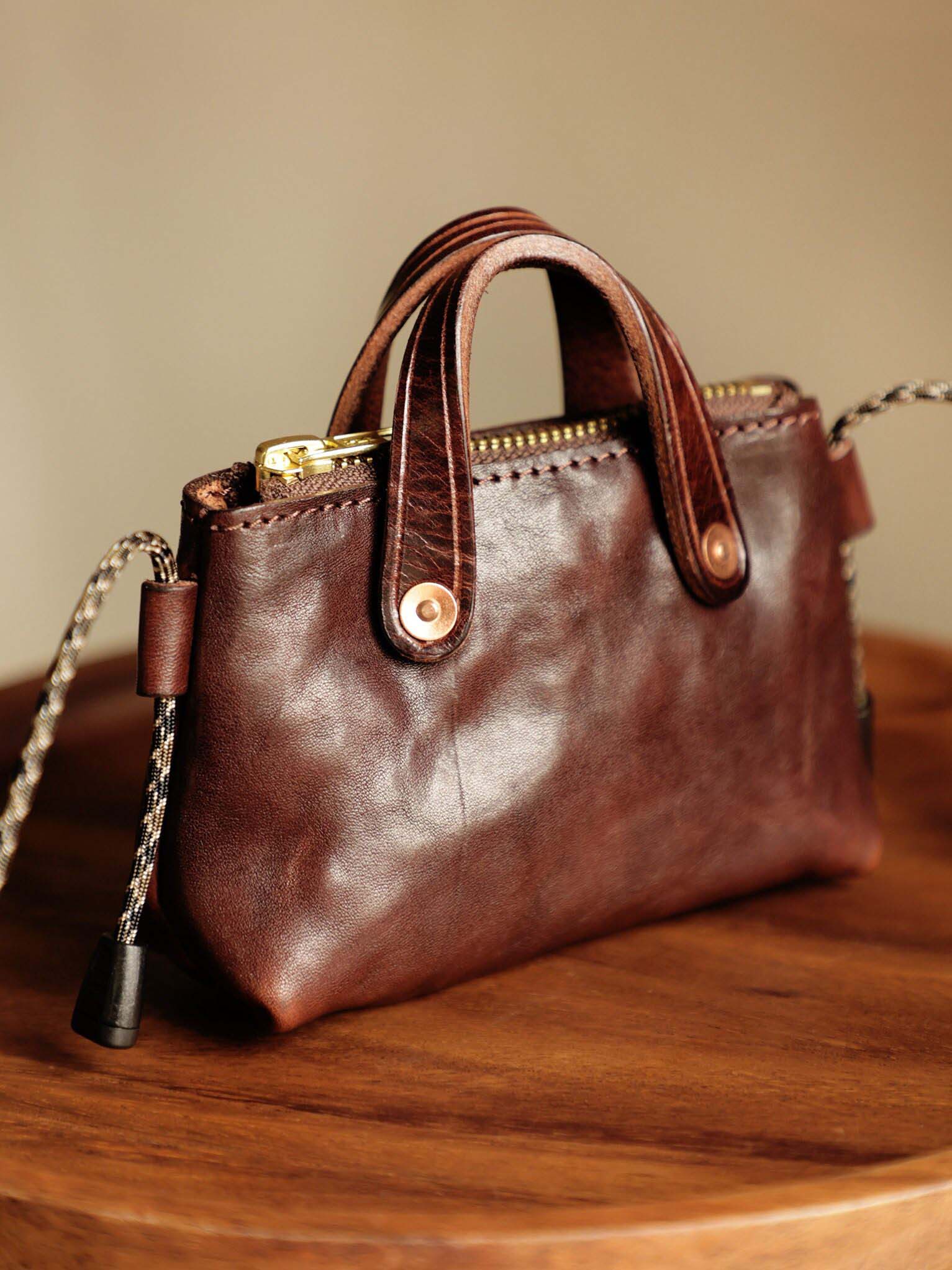 DEEPKEE 便攜隨身ミニポ真皮包 1416 號