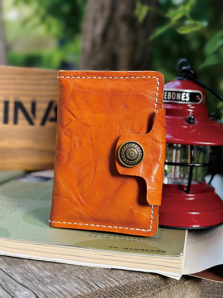 DEEPKEE卡包錢包一體真皮鑰匙扣M1036號