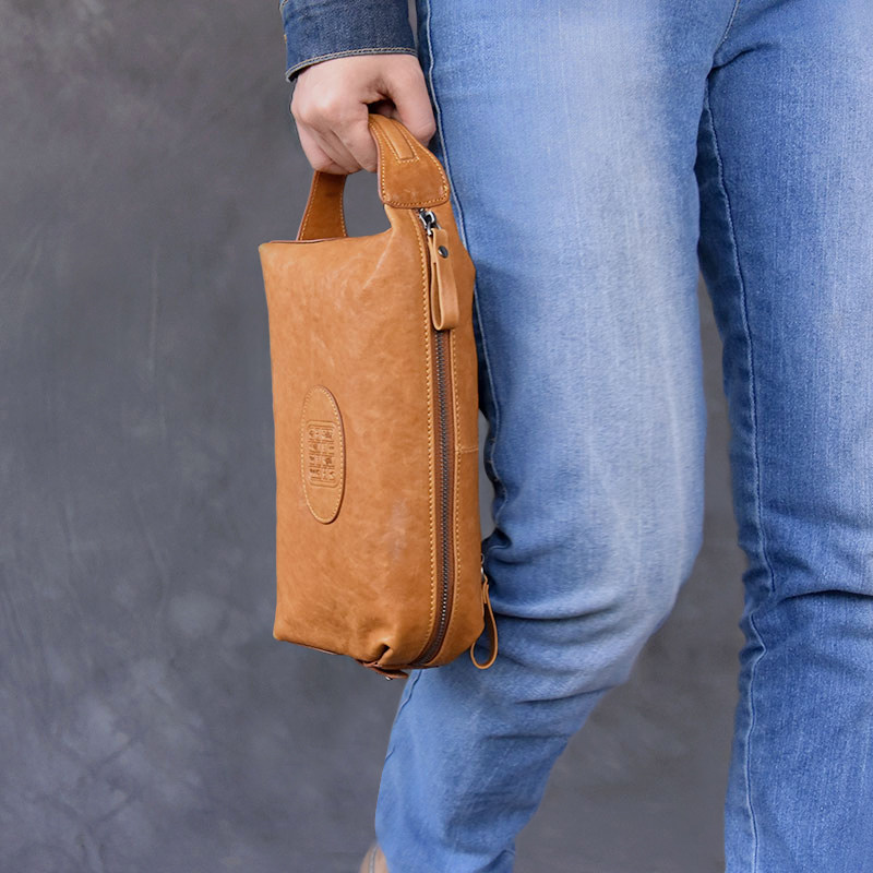 男士牛皮手拿包2411號