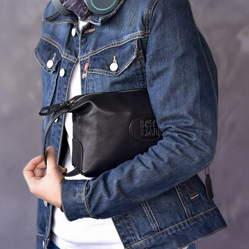 男士牛皮手拿包2411號