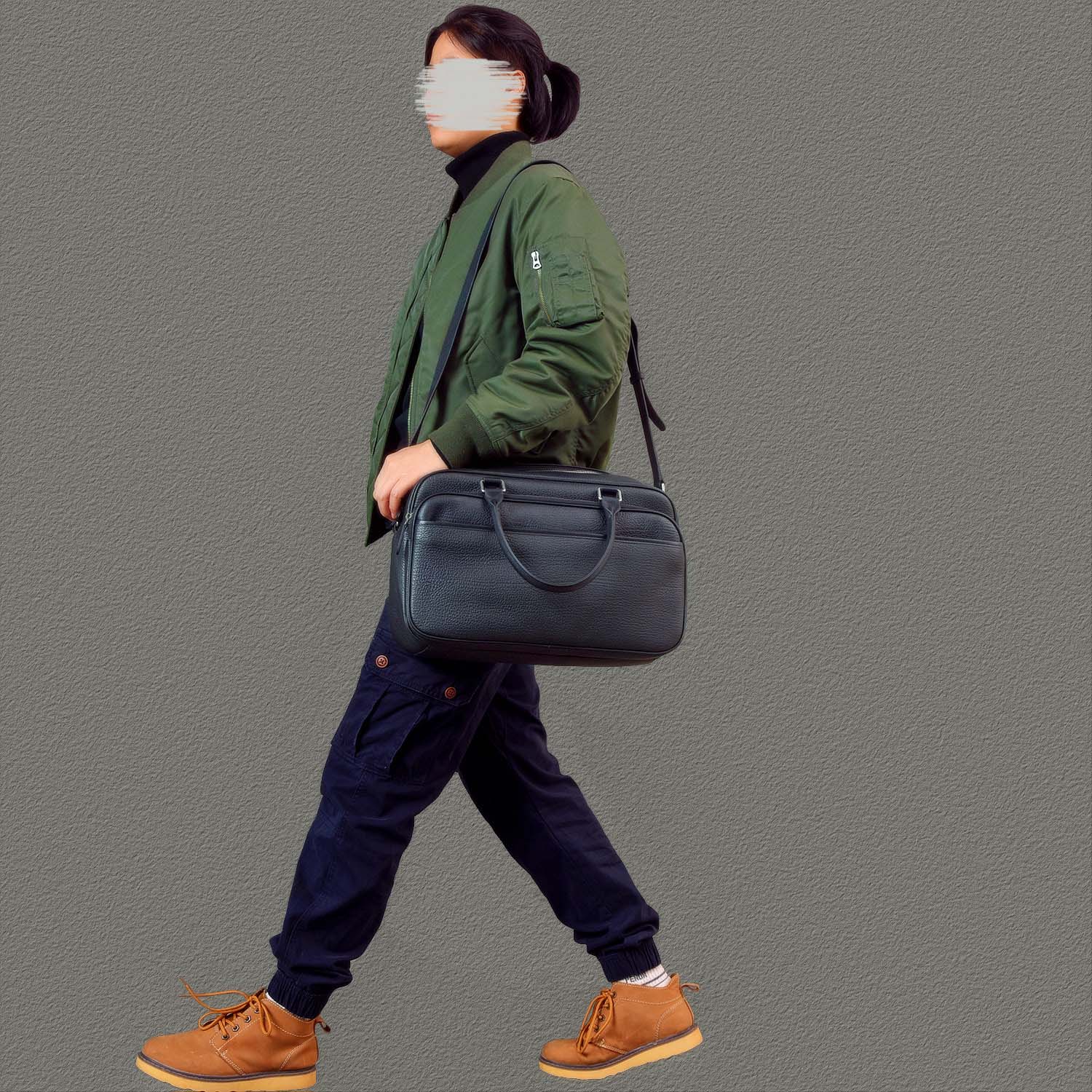 高質感真皮男士手提包2415號