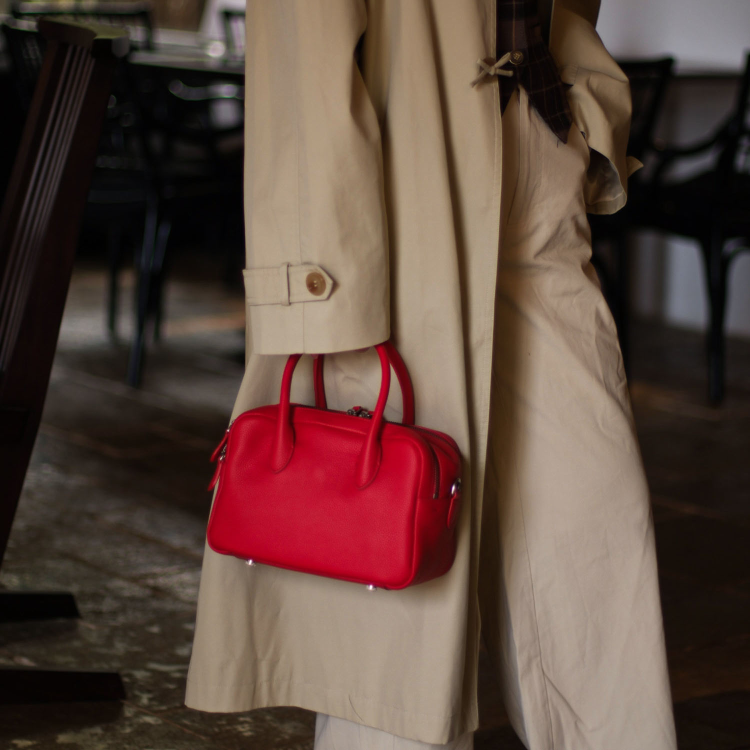 柔軟皮質保齡球手提包C0313號