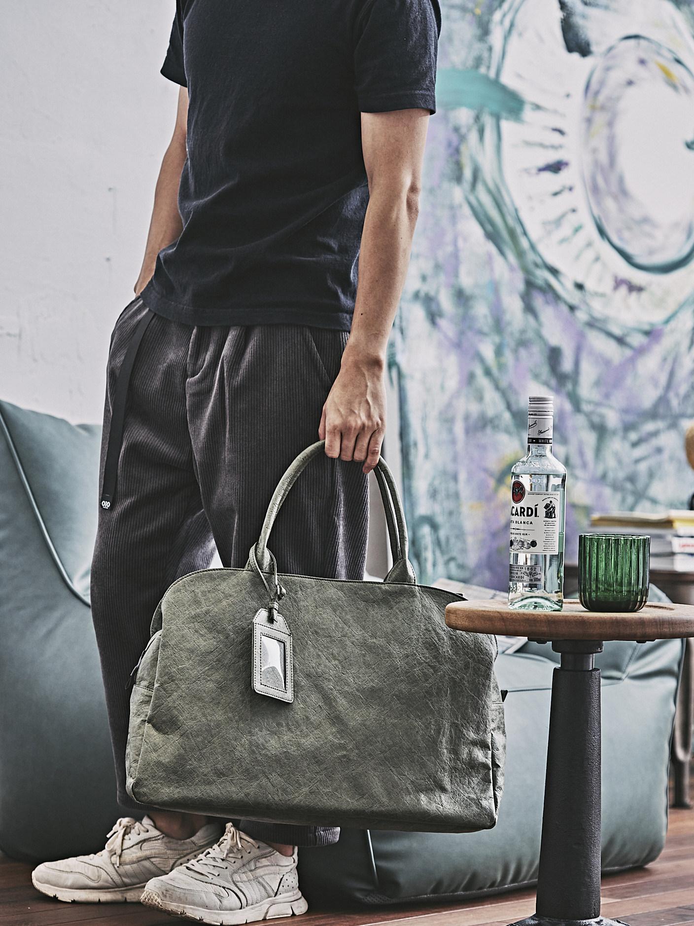 DEEPKEE 環保杜邦紙手提包大容量防潑水輕便可折疊通勤旅行袋 TY 9284 號