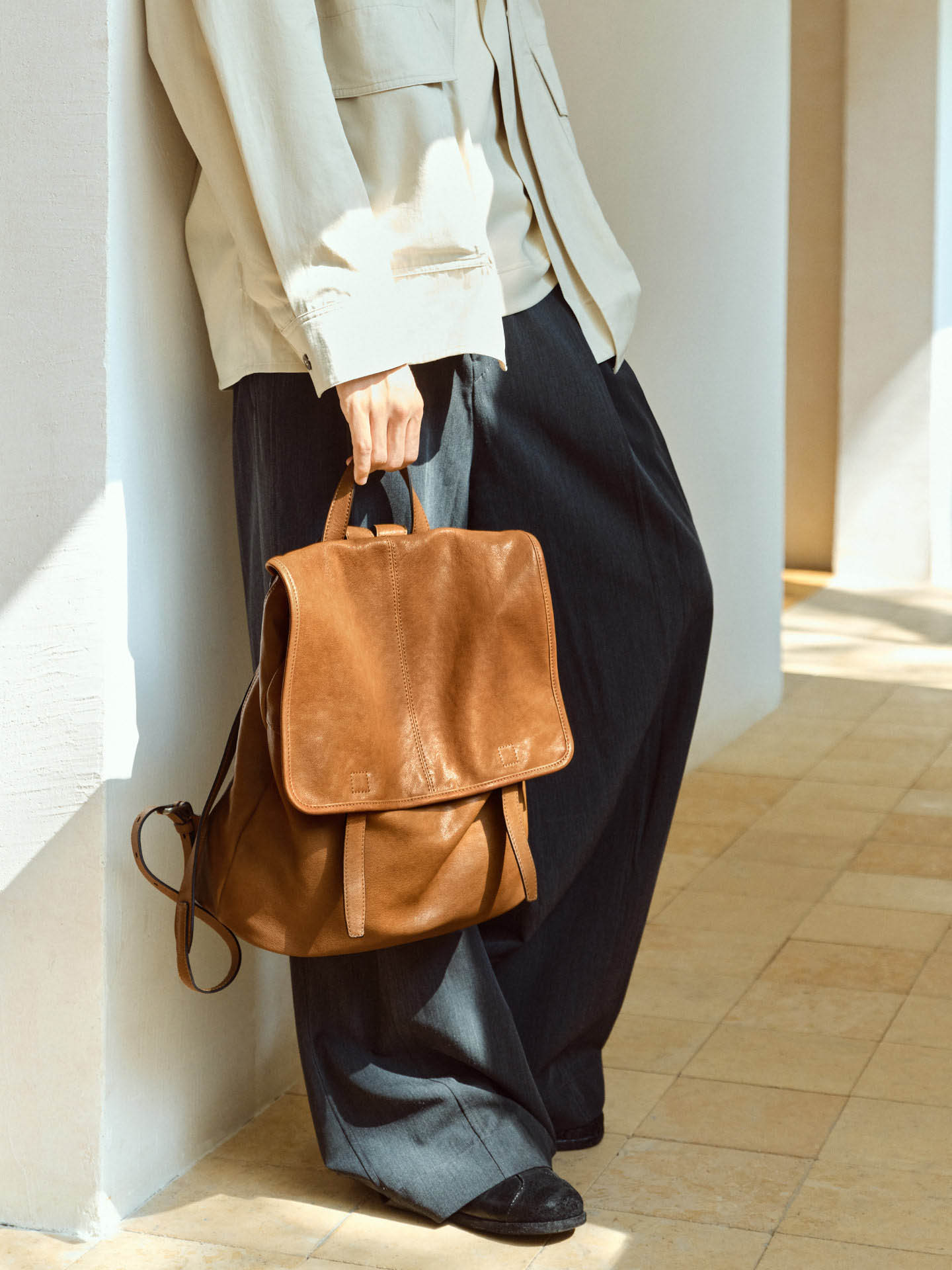 DEEPKEE 豎款センジャ雙肩包 34728 號