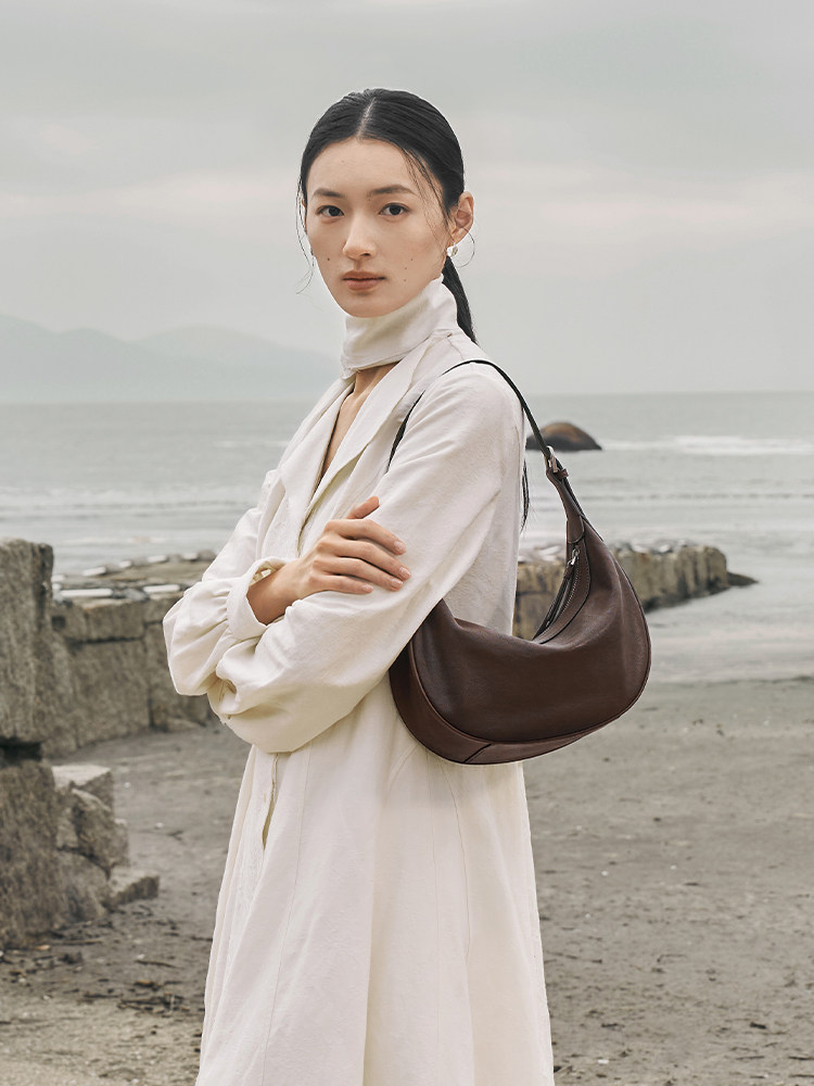 DEEPKEE 單肩腋下クレセン包 012 號