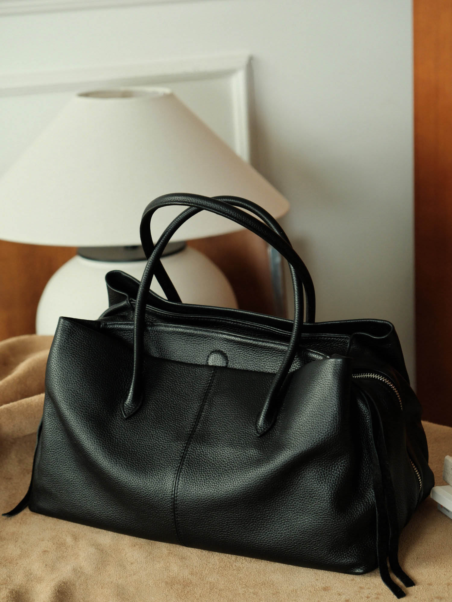 DEEPKEE 簡約風磨砂皮托特包 25729 號