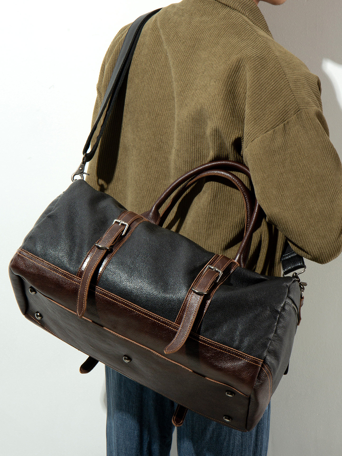 DEEPKEE輕便休閒旅行手提斜背包498號