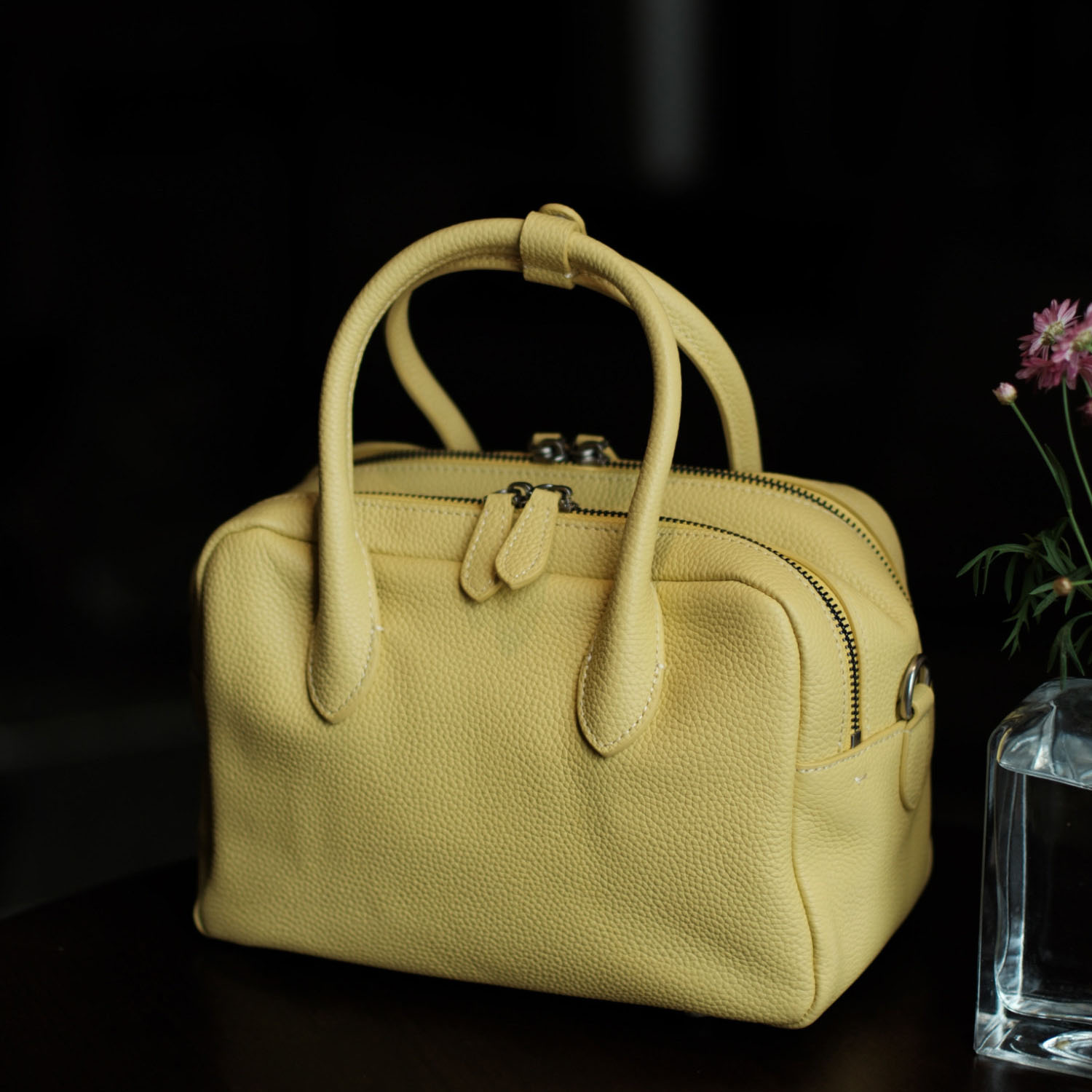 柔軟皮質保齡球手提包C0313號