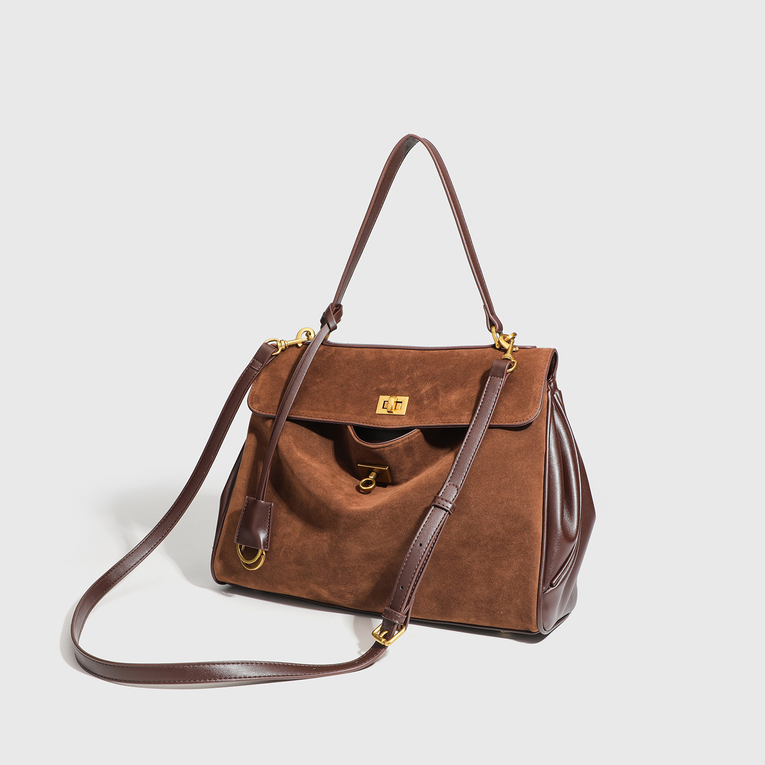 DEEPKEE 磨砂皮凱莉包 8858 號