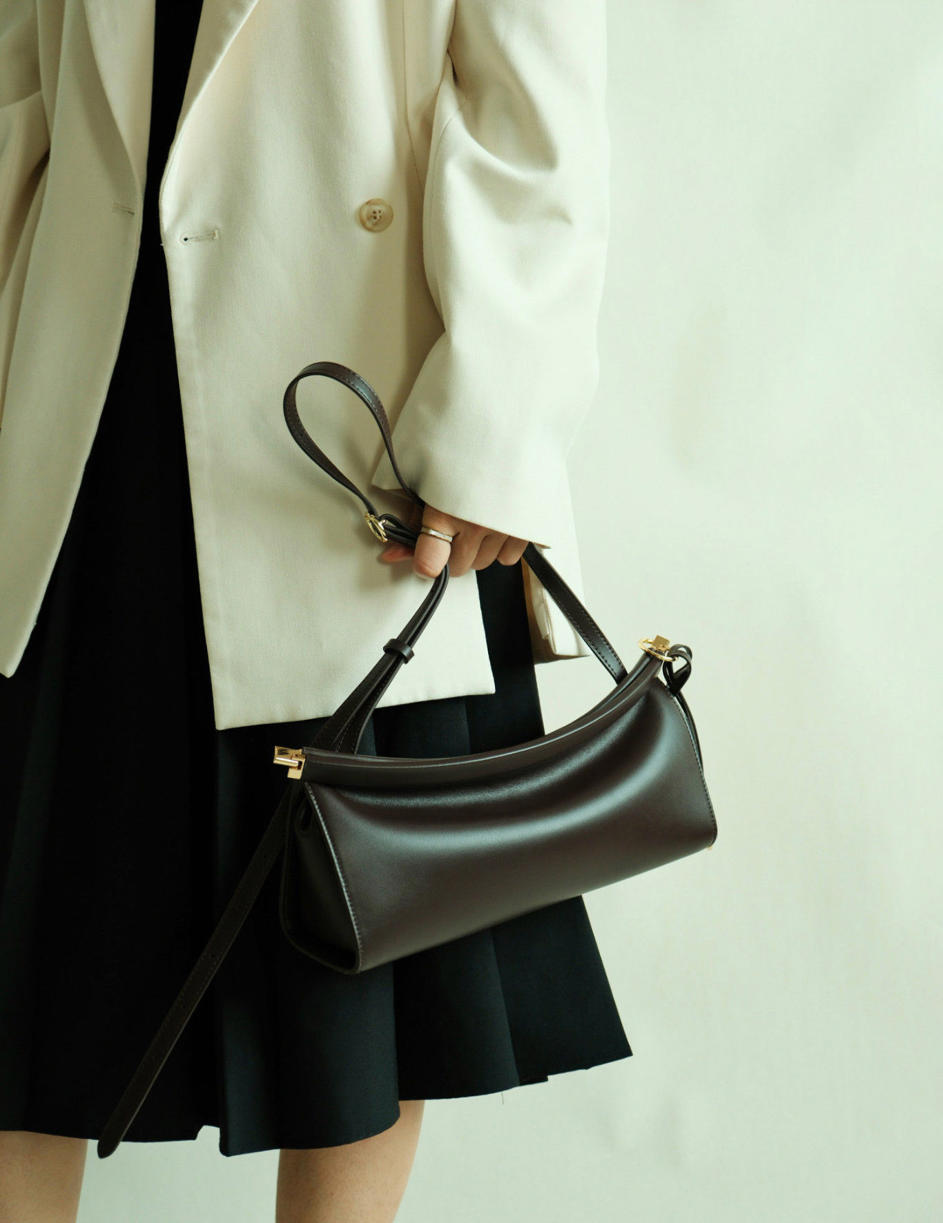 DEEPKEE 新作り牛皮夾子法棍包 EZ21 號