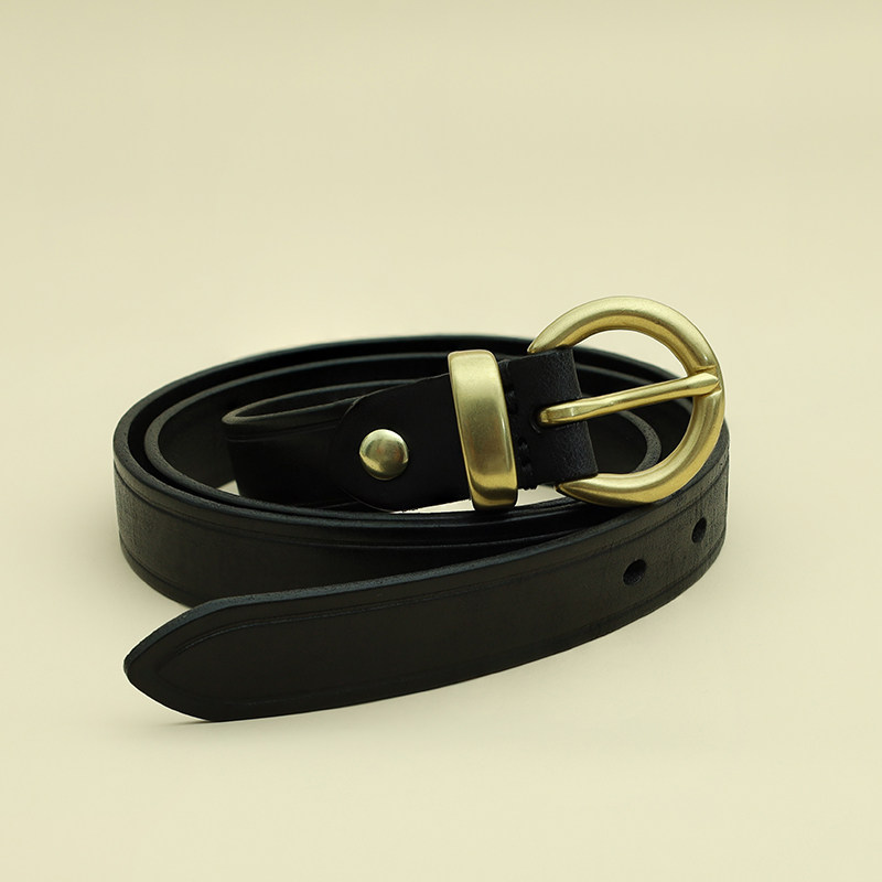 DEEPKEE 手作り簡約真皮腰帶 827 號