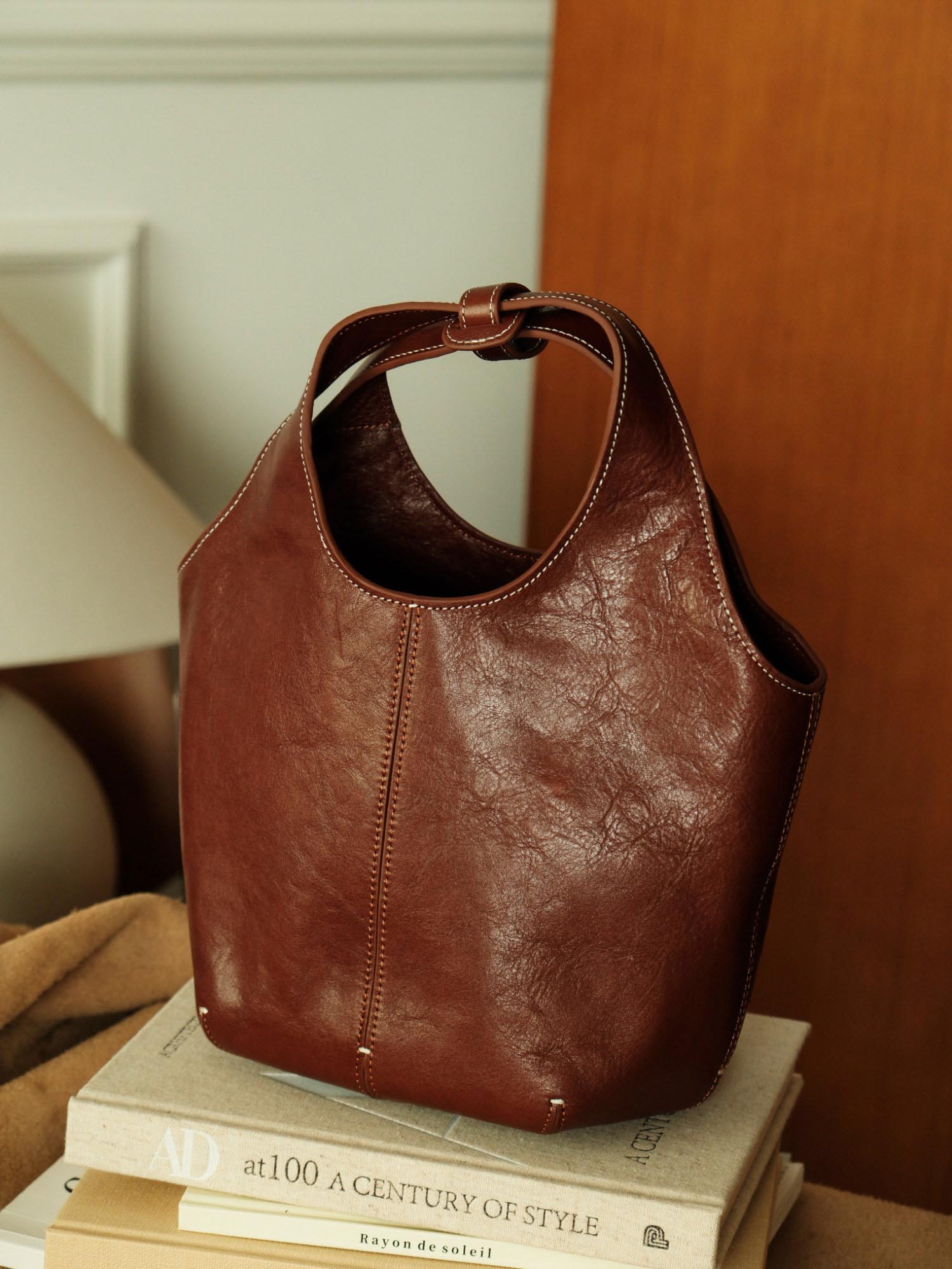 DEEPKEE 手作り眞皮水桶包 RR11 號