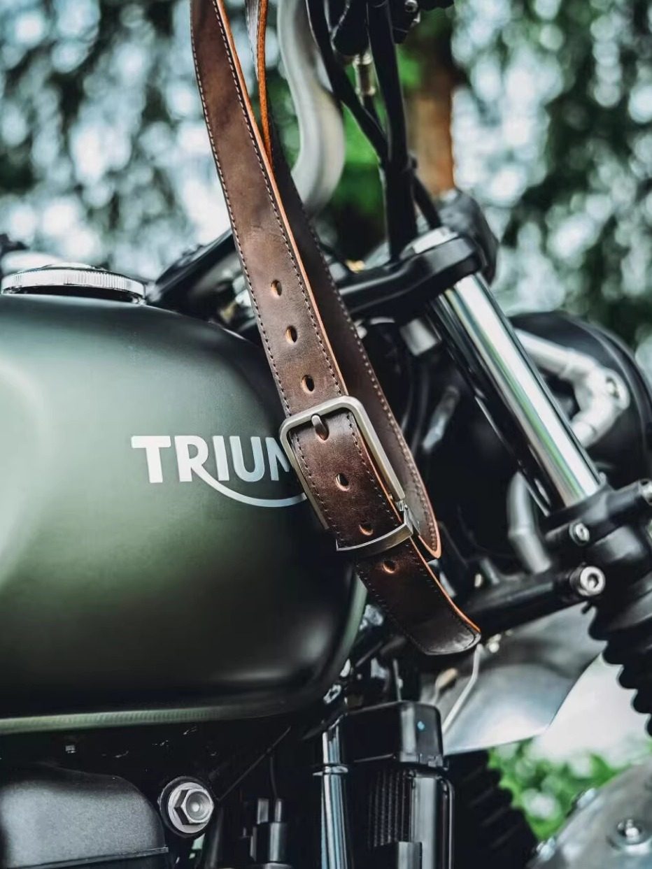 DEEPKEE 手作り純牛皮針扣腰帶 455 號