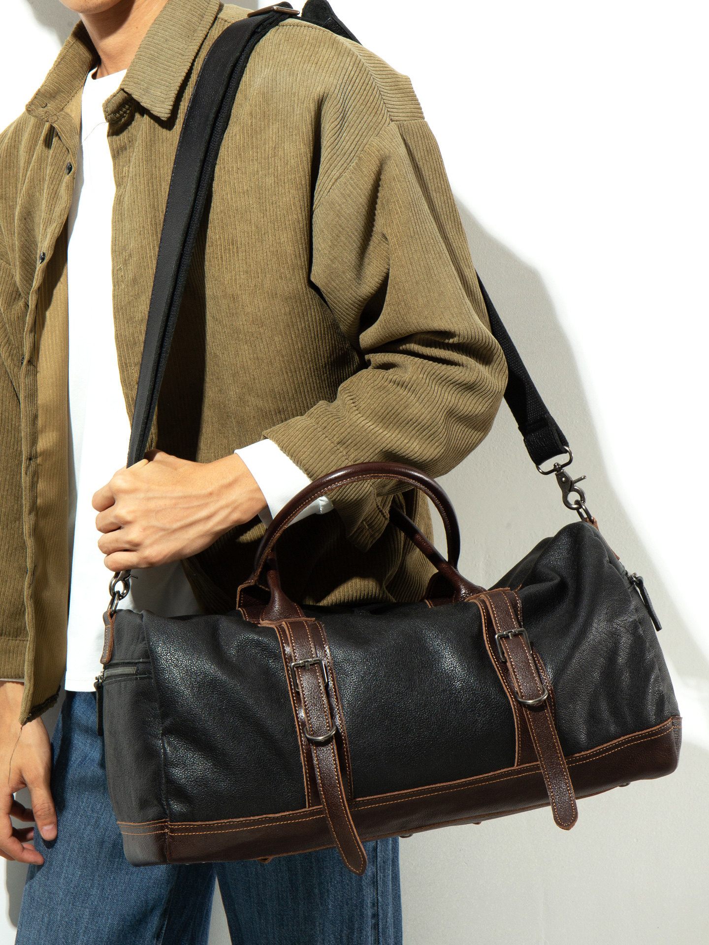 DEEPKEE輕便休閒旅行手提斜背包498號