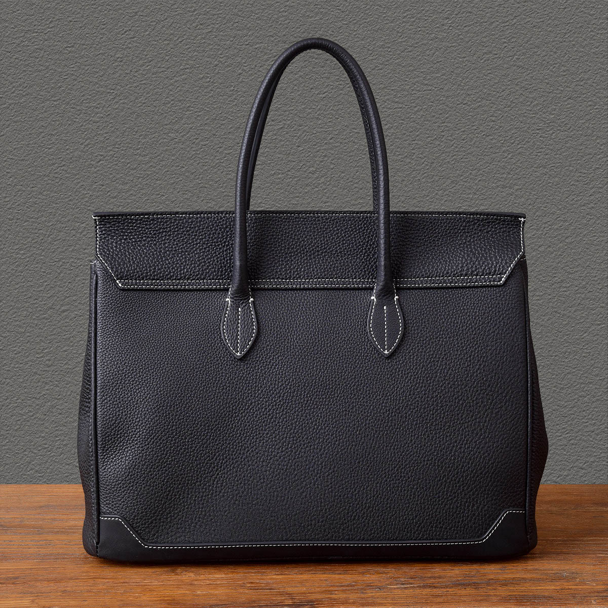 男女通用植鞣牛皮商務包2408號