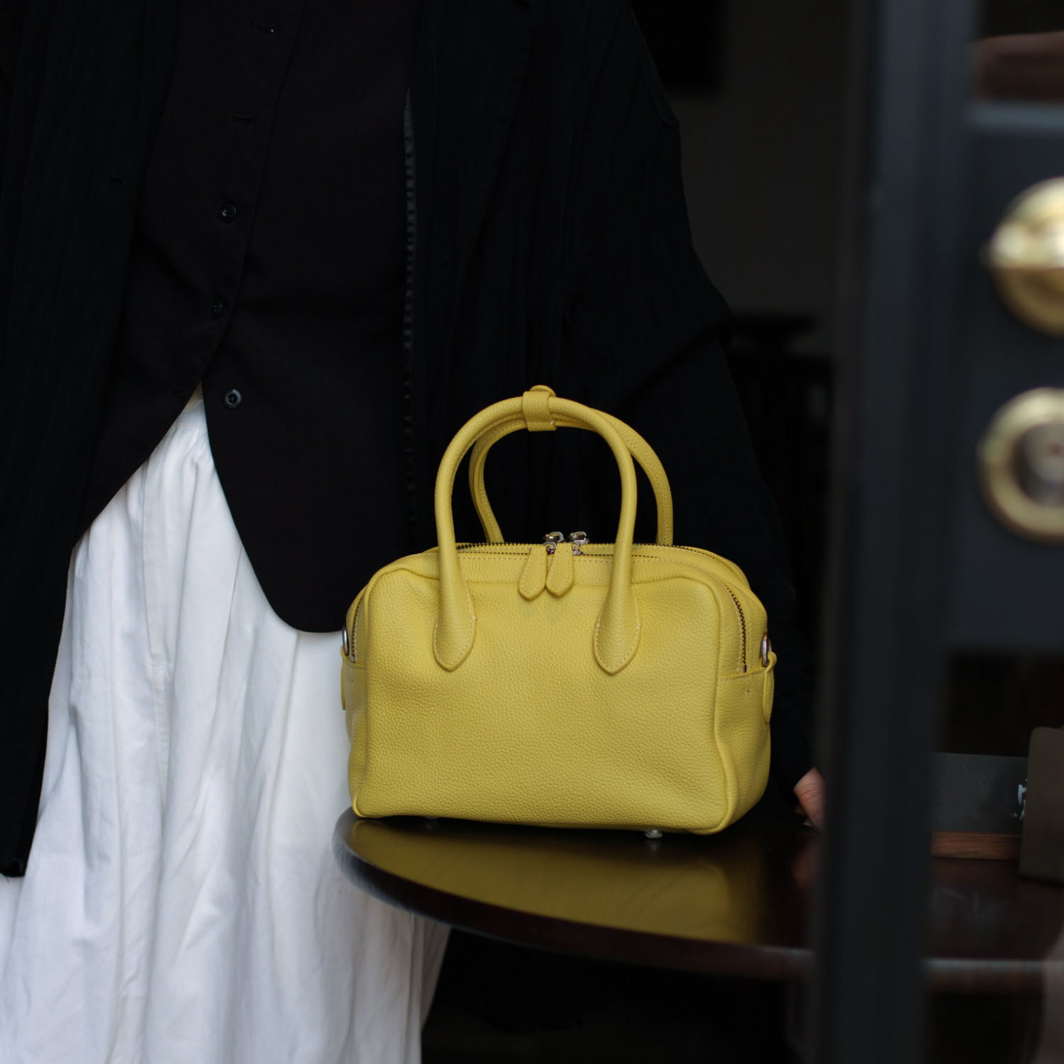 柔軟皮質保齡球手提包C0313號