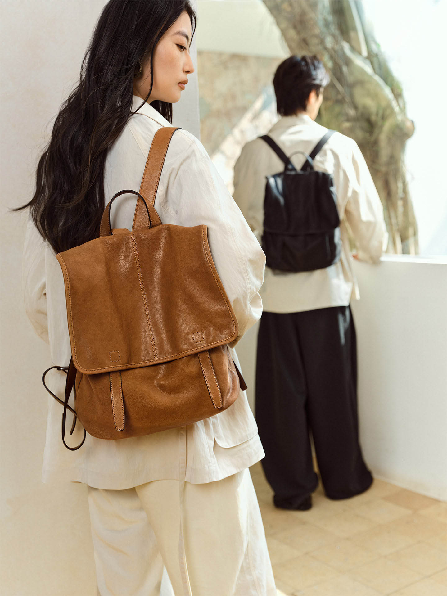 DEEPKEE 豎款センジャ雙肩包 34728 號