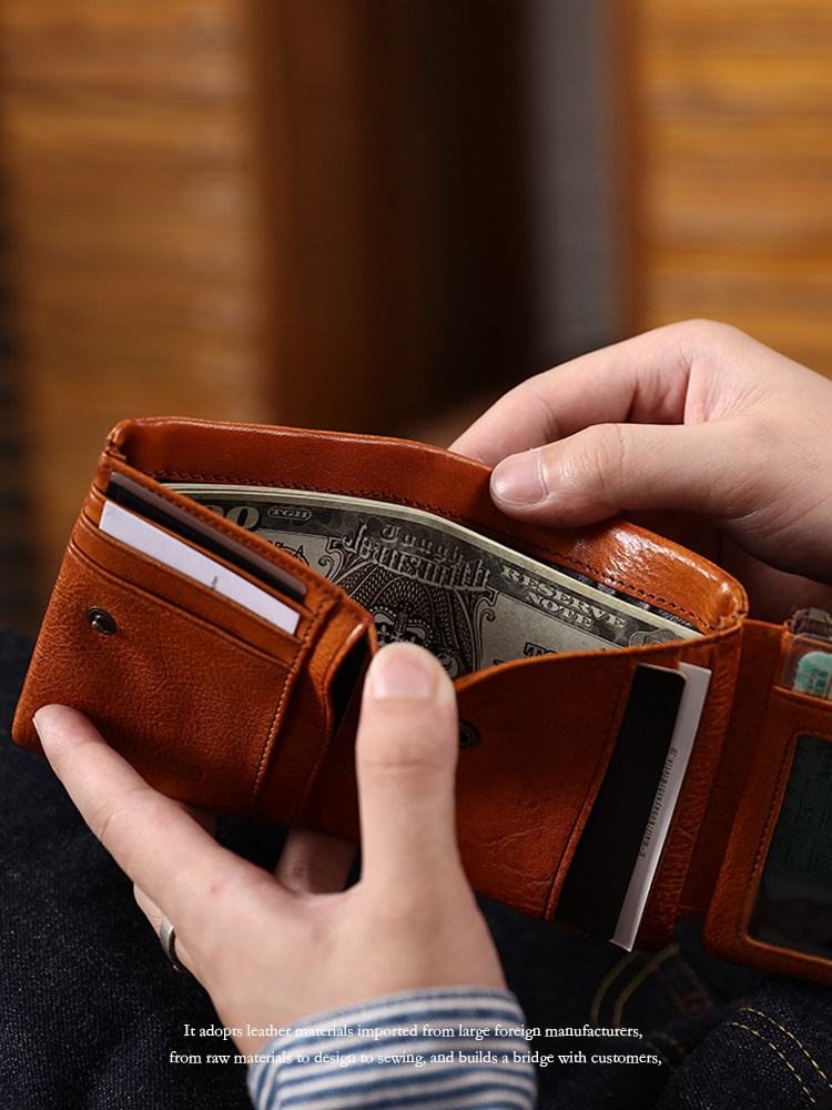 DEEPKEE 手作り多卡位錢夾 T-621 號