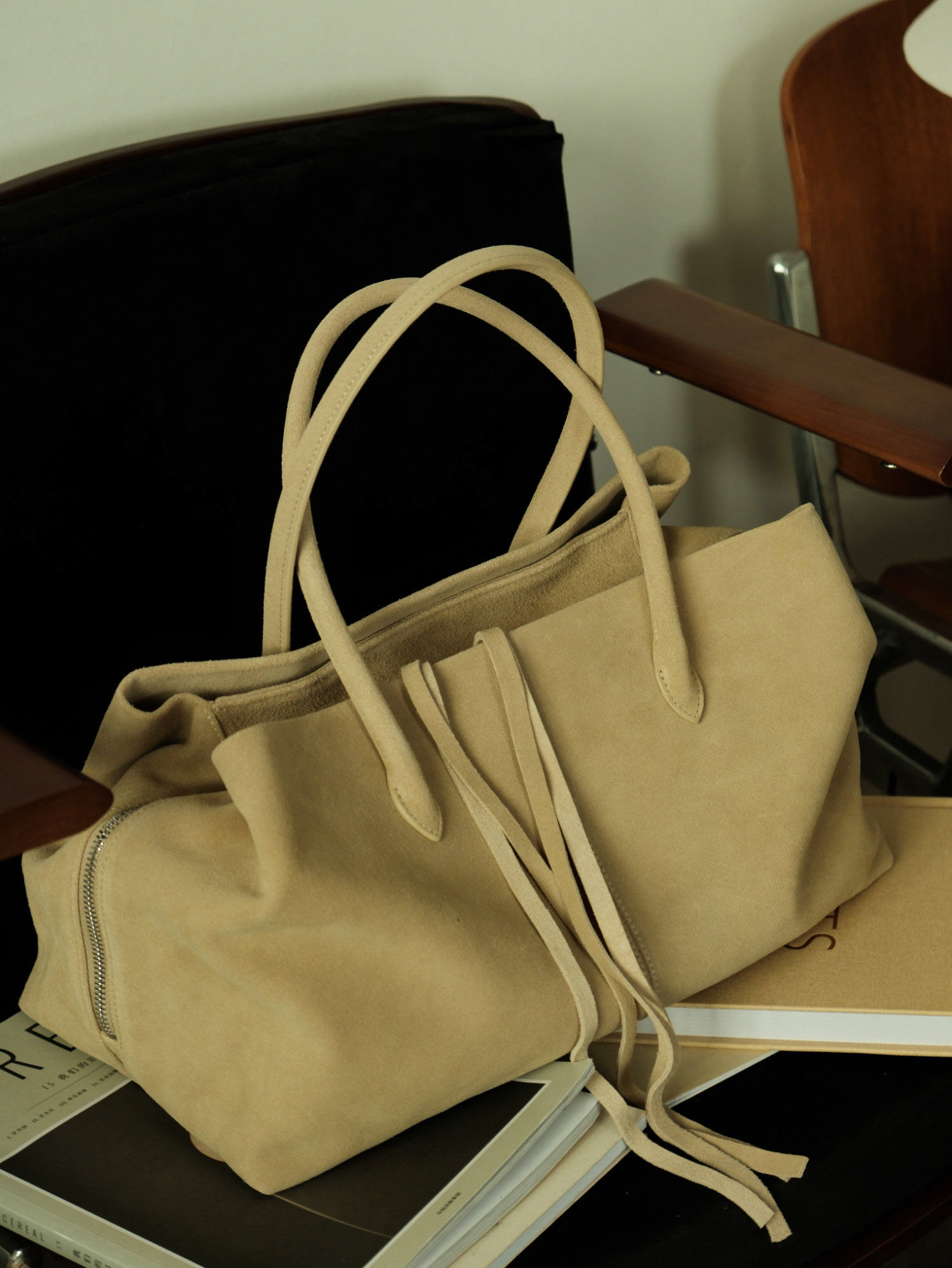 DEEPKEE 簡約風磨砂皮托特包 25729 號