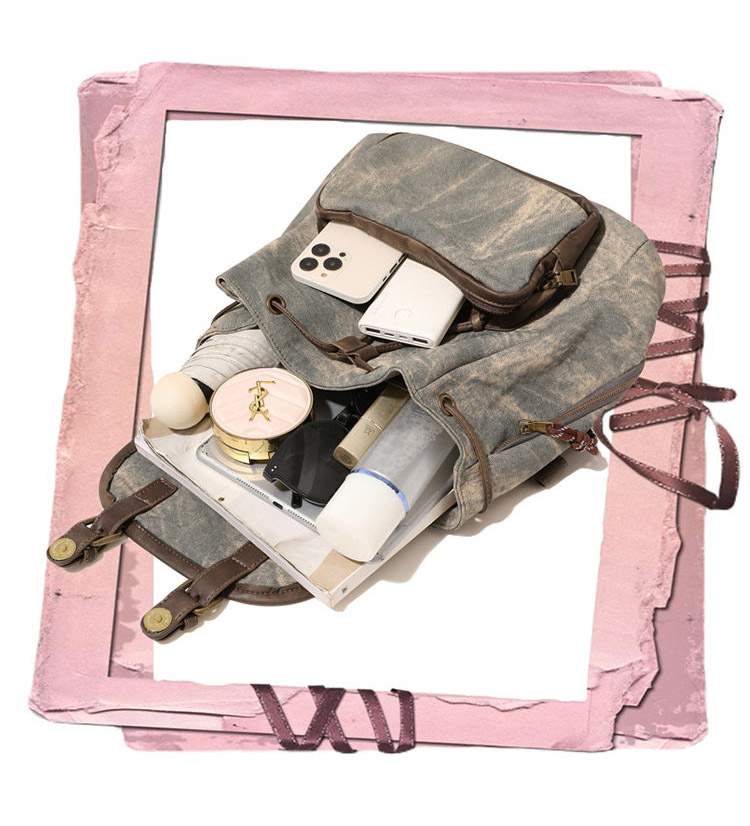 DEEPKEE戶外背包高級感千禧機車書包1107號