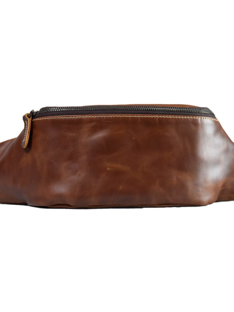 DEEPKEE男士單肩包真皮斜挎包56887號