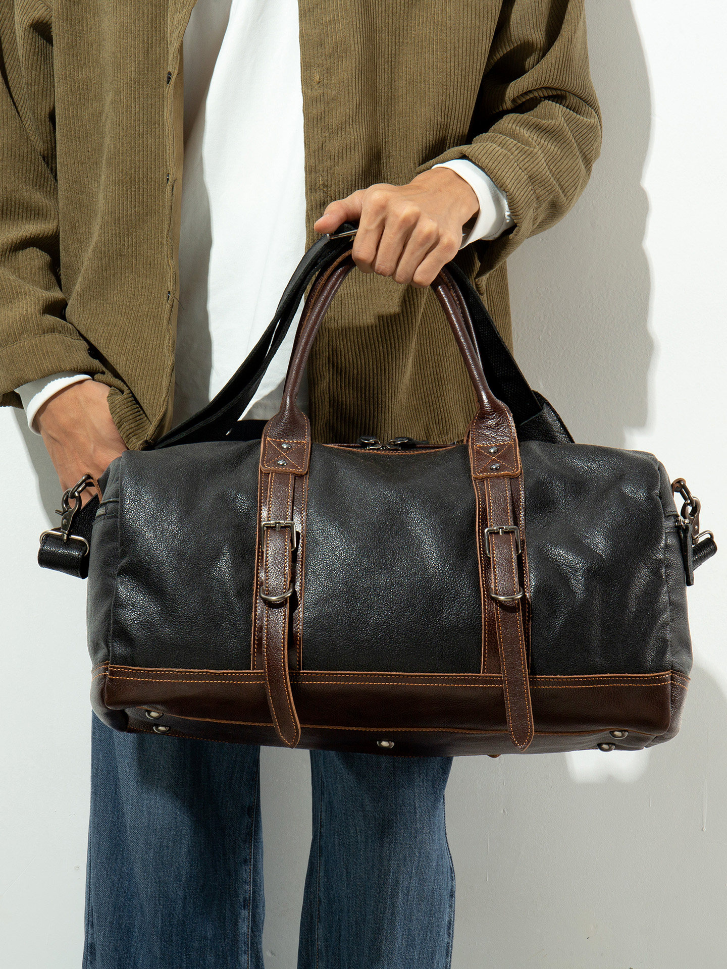 DEEPKEE輕便休閒旅行手提斜背包498號