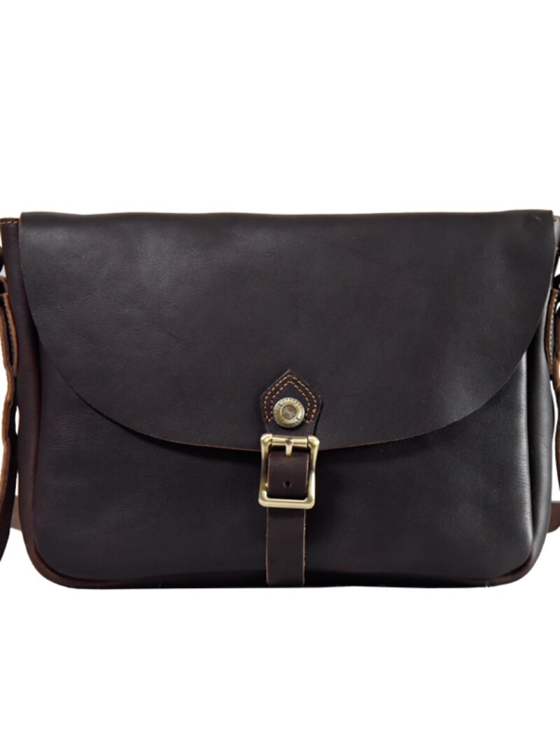 DEEPKEE真皮休閒美式復古斜背包3545號