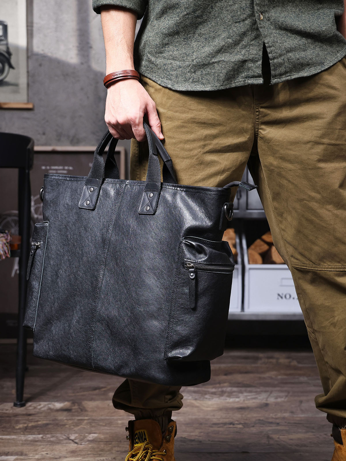 原創設計大容量真皮2811號