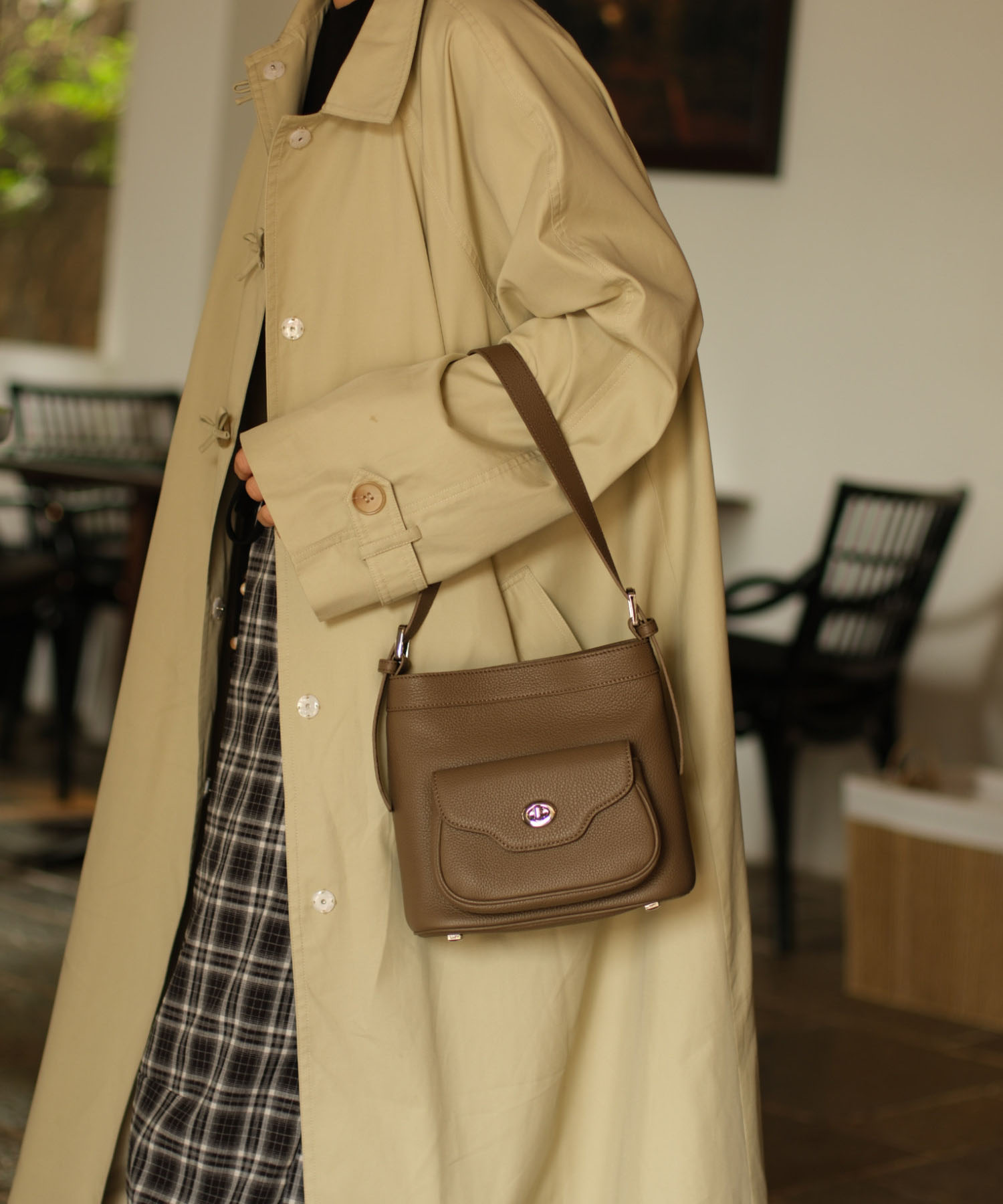 新款簡潔設計水桶包C0314號