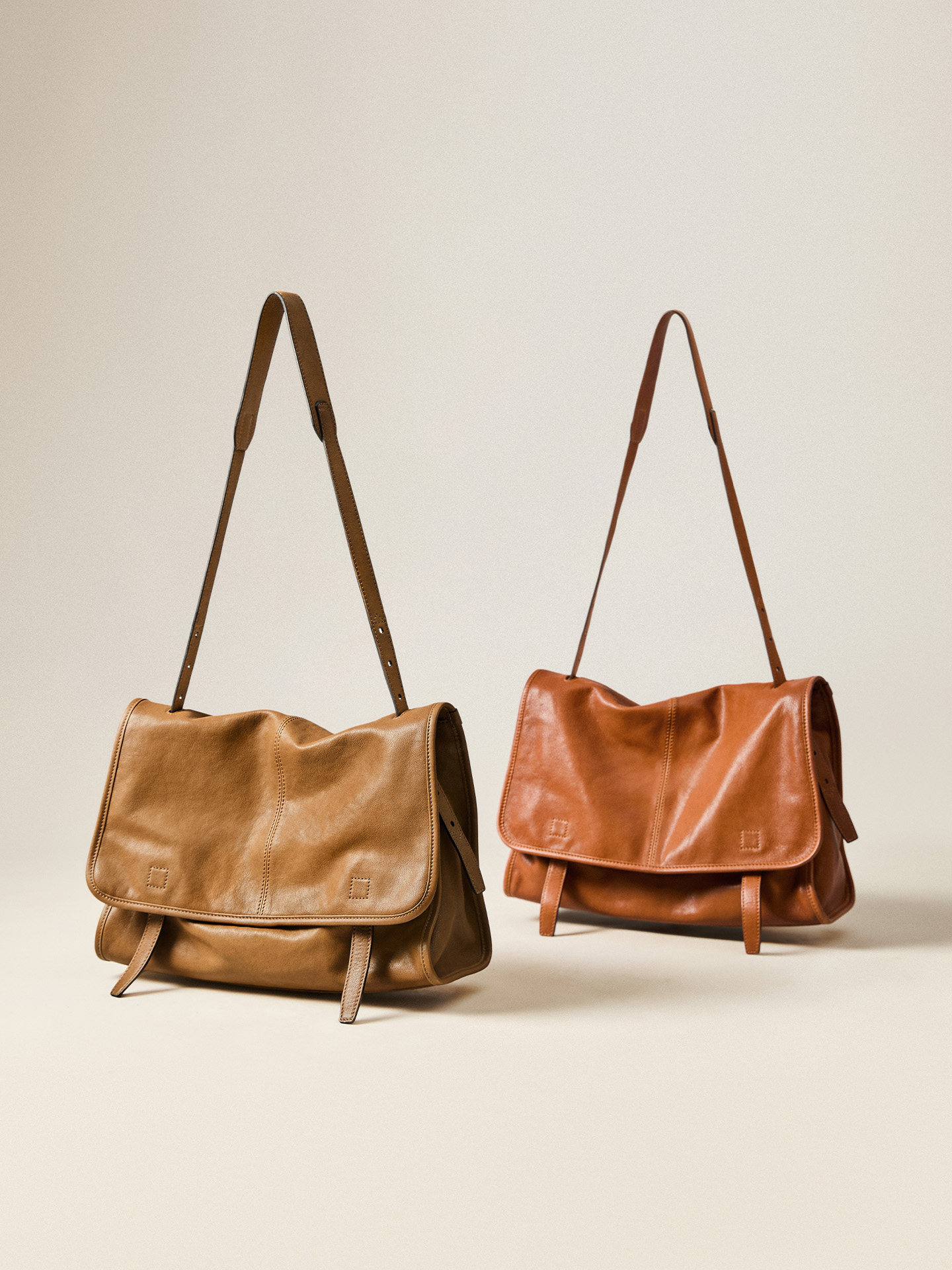 DEEPKEE 植鞣羊皮メッセ大容量通勤郵差包女 9612 號