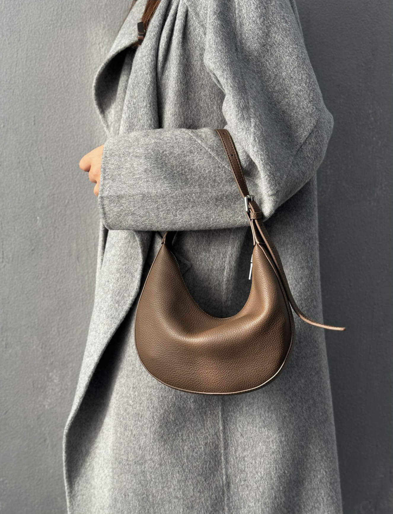 DEEPKEE 時尚簡約手提月牙包 0107 號