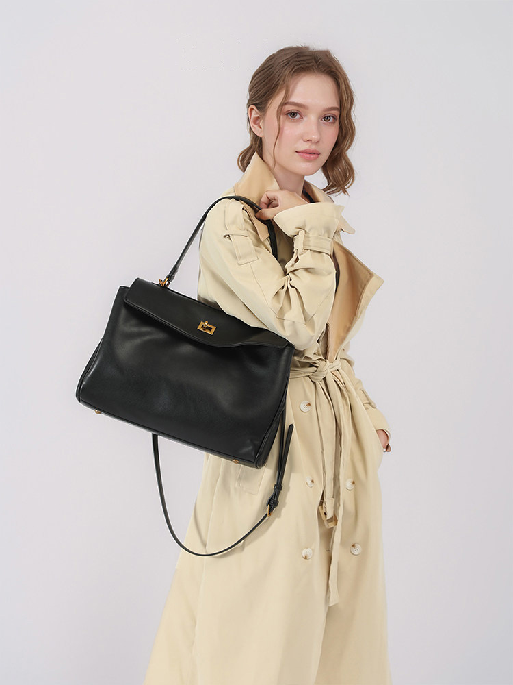 DEEPKEE 經典眞皮凱莉包 8856 號