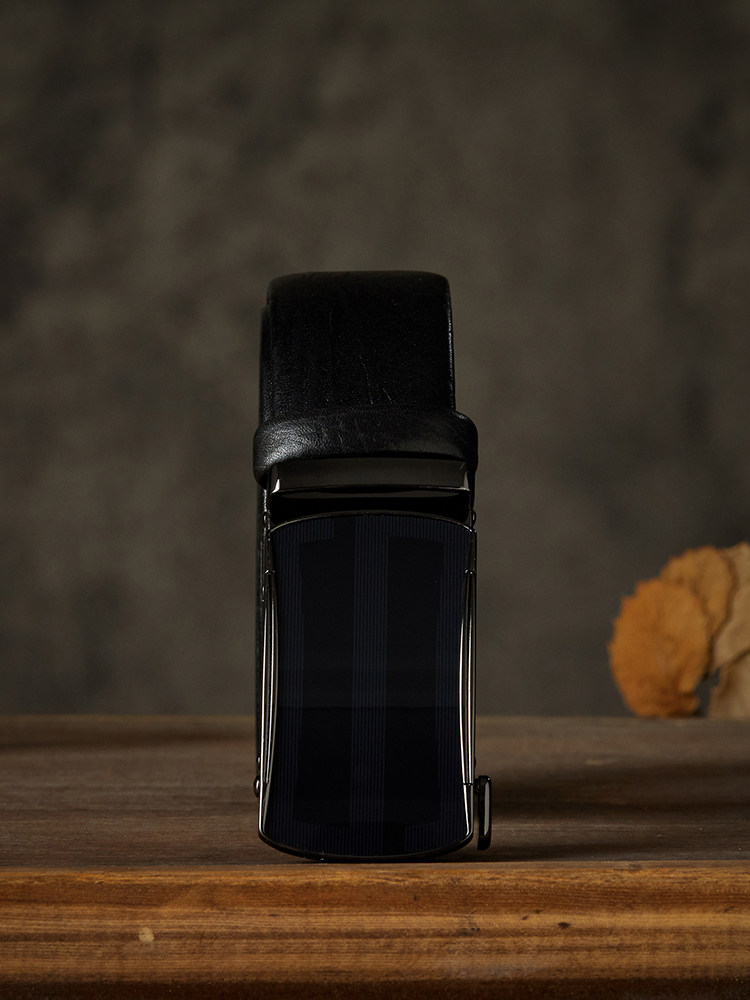 DEEPKEE 手作り眞皮自動扣腰帶 7782 號