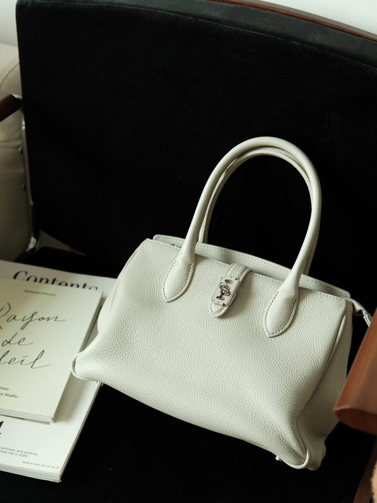 DEEPKEE 質感粒面本革手提包 F326 號