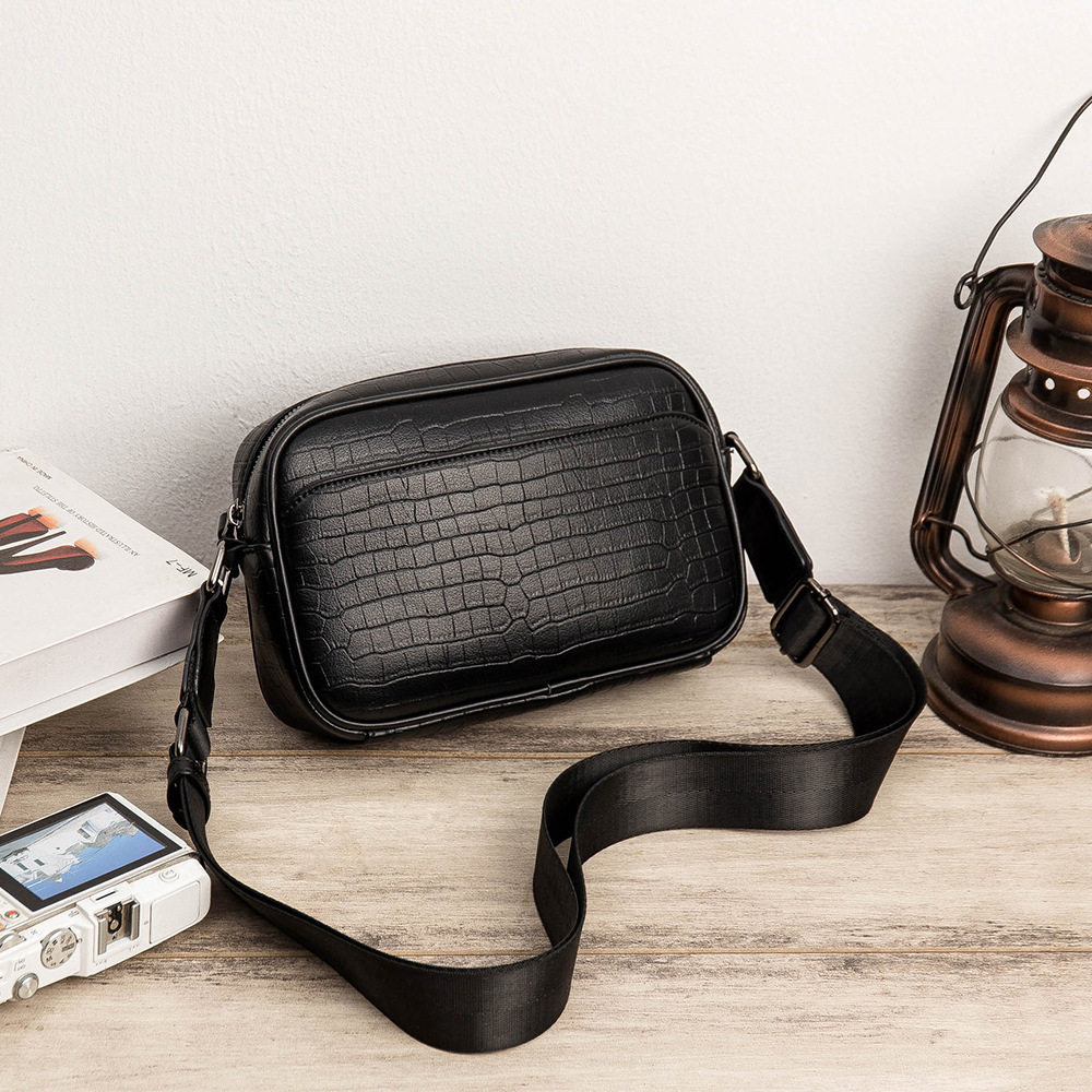 DEEPKEE男士高級感小斜背包K3943號