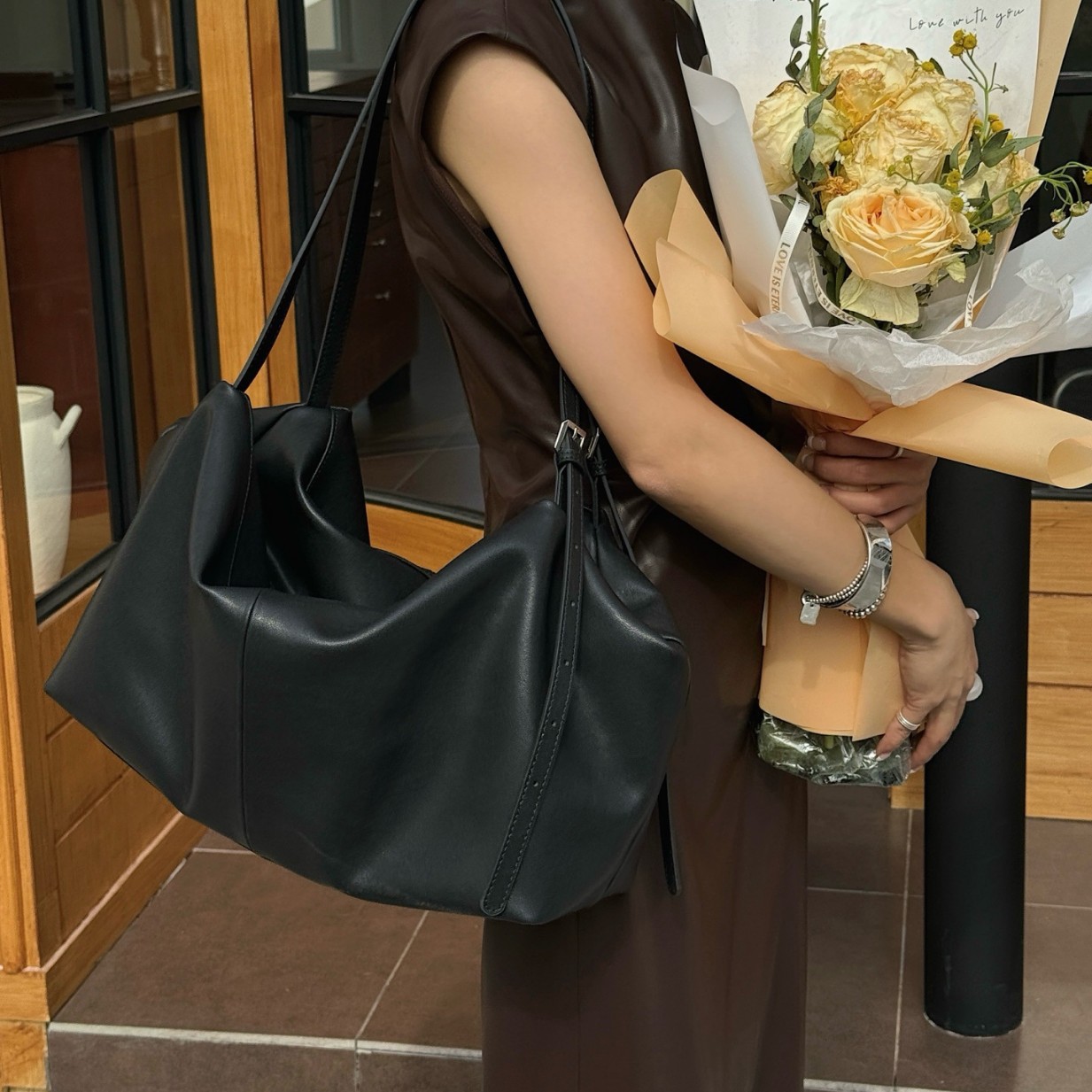 DEEPKEE 流浪風單肩斜挎包 89-6855 號